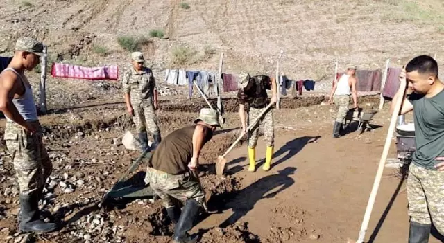 Kırgızistan'da sel: 1 ölü25 ev sular altında kaldı