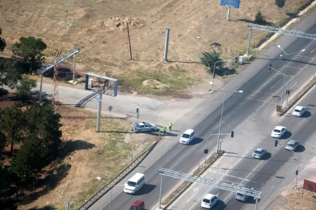 KIRIKKALE - Helikopter destekli trafik denetimi yapıldı