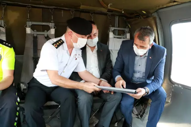 KIRIKKALE - Helikopter destekli trafik denetimi yapıldı