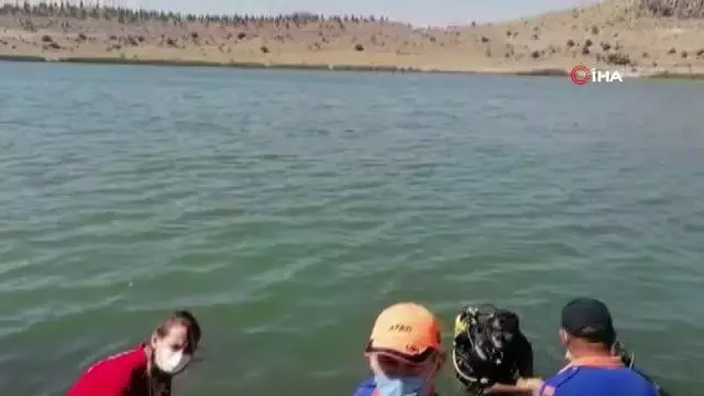 Krater gölüne giren genç hayatını kaybetti