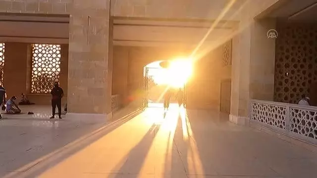 Ayasofya Camii'nde bayram namazı kılındı