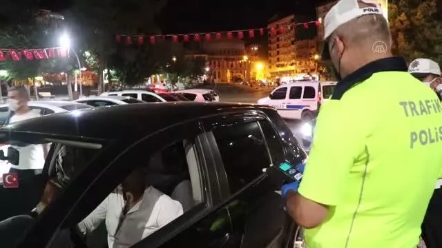 Kurban Bayramı tedbirleri kapsamında emniyet kemeri ve alkol denetimi yapıldı