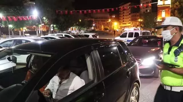 Kurban Bayramı tedbirleri kapsamında emniyet kemeri ve alkol denetimi yapıldı