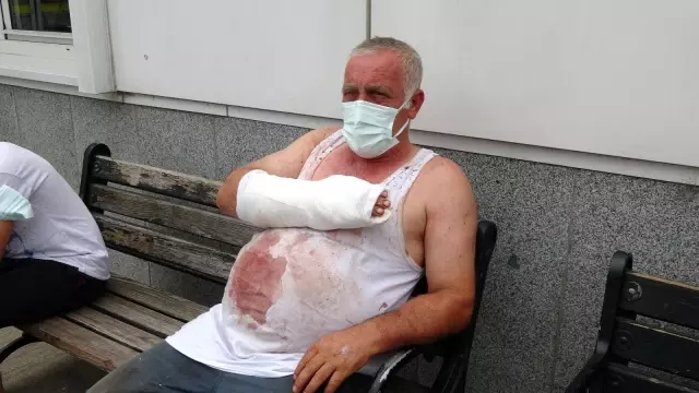 Kurban keserken arkadaş kurbanı oldu Kurban keserken arkadaş kurbanı oldu
