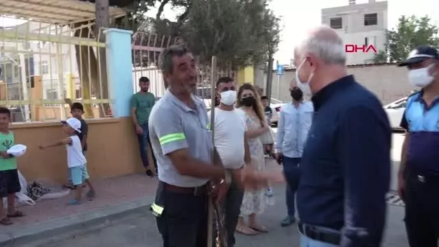 KURBAN KESMEYE GELENLERE ÇORBA İKRAMI