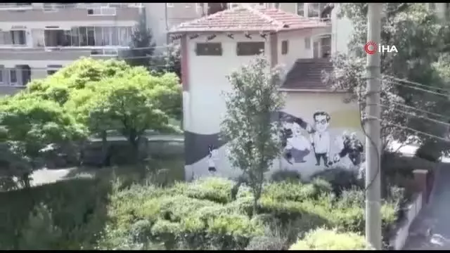 Kurbanlık dana kaçtı, onlar kovaladı