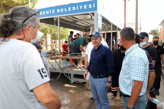 Kurbanlık için gelen vatandaşa çorba belediyeden