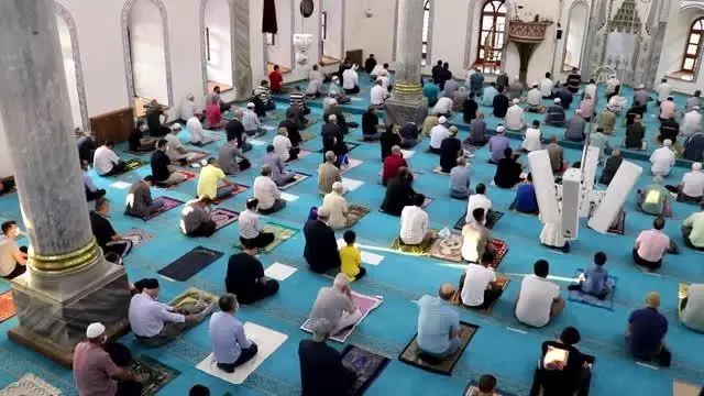 KÜTAHYA- Kurban Bayramı namazı kılındı