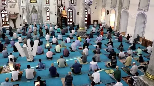 KÜTAHYA- Kurban Bayramı namazı kılındı
