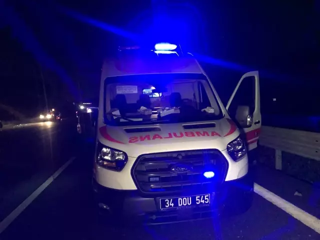 Kuzey Marmara Otoyolu'nda zincirleme kaza: 2'si çocuk 5 yaralı