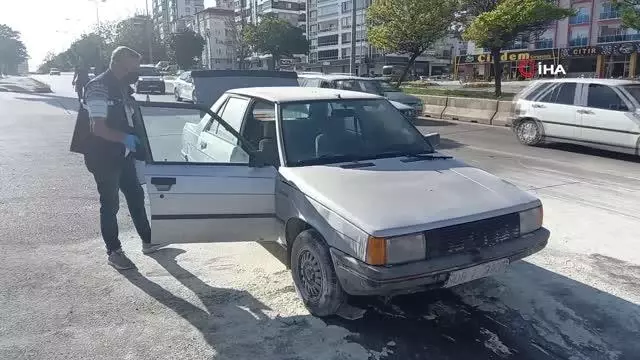 LPG'li otomobilde korkutan yangın