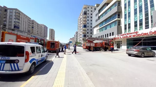Son dakika haberleri... Mardin İl Sağlık Müdürlüğü'nde yangın