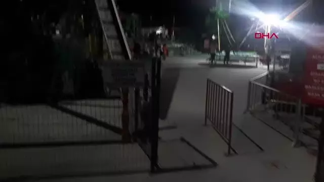 MUĞLA-MARMARİS'TE LUNAPARKA 16 GÜN SONRA İKİNCİ SALDIRI: 1 YARALI