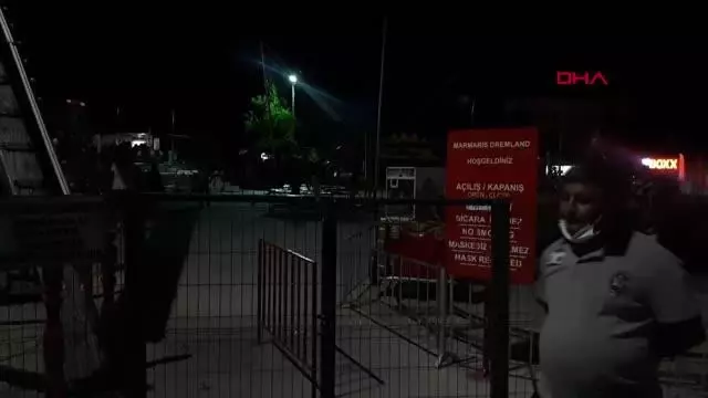 MUĞLA-MARMARİS'TE LUNAPARKA 16 GÜN SONRA İKİNCİ SALDIRI: 1 YARALI