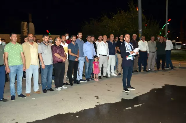 Muş'ta Mescid-i Aksa'ya yapılan baskına tepki