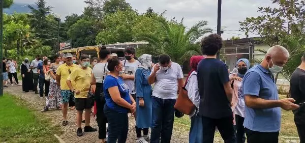 ORDU'DA BAYRAMIN İLK GÜNÜ TELEFERİK İÇİN KUYRUK OLUŞTURDULAR