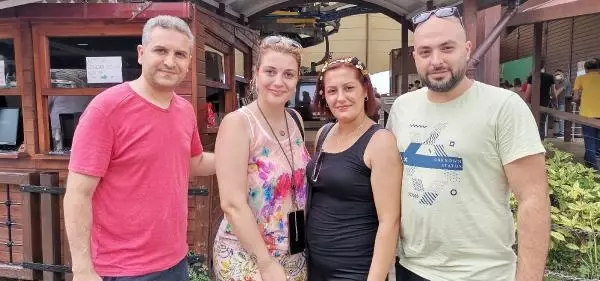 ORDU'DA BAYRAMIN İLK GÜNÜ TELEFERİK İÇİN KUYRUK OLUŞTURDULAR
