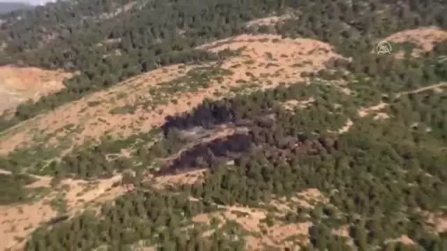 Ormanlık alanda çıkan yangın söndürüldü
