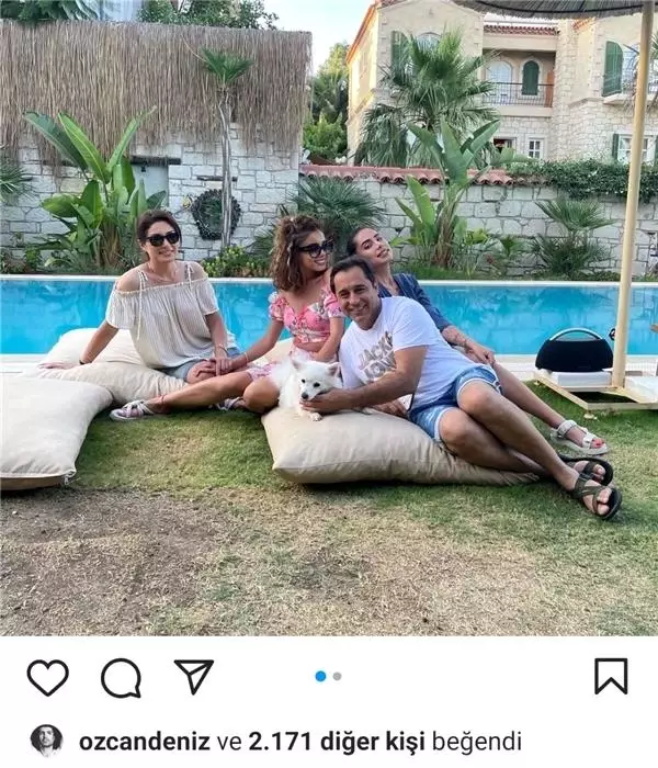 Özcan Deniz'in sevgilisi tatilini bedavaya getirdi