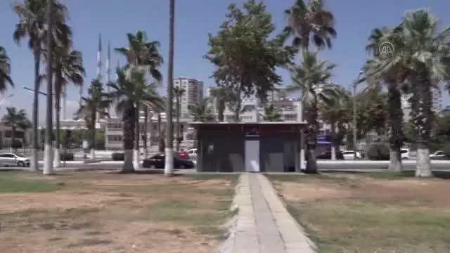 Sahildeki bazı belediye tesislerine zarar verildi