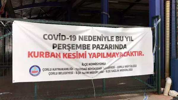 Salgın tedbiri için pazarda değil mezbahada kesime izin verildi