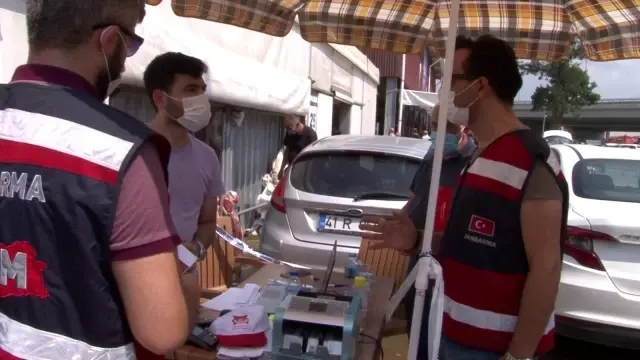 Sancaktepe'de jandarma kurban satış ve kesim yerlerini denetledi