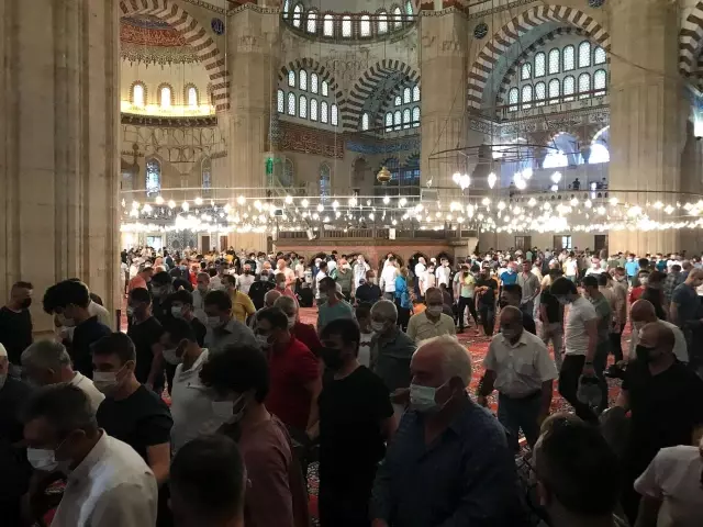 Selimiye'de bayram namazı coşkusu