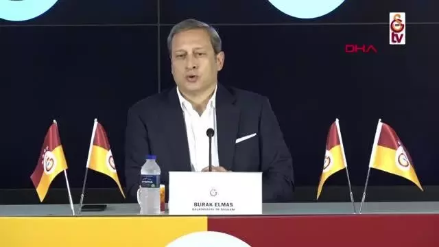 SPOR Galatasaray Başkanı Burak Elmas'tan önemli açıklamalar