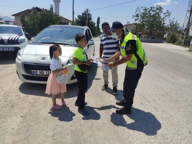 Son dakika haberleri... Tokat'ta jandarma trafik denetimi yaptı