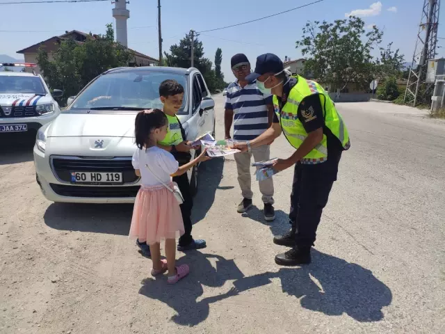 Son dakika haberleri... Tokat'ta jandarma trafik denetimi yaptı
