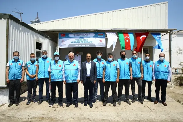 Türkiye'den Azerbaycan'a kurban yardımı