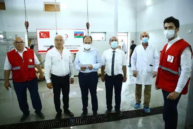 Türkiye'den Azerbaycan'a kurban yardımı
