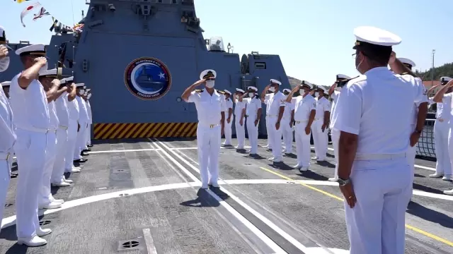 Türkiye'nin göz bebeği TCG Büyükada, Kurban Bayramı'nda nöbette Türkiye'nin göz bebeği TCG Büyükada, Kurban Bayramı'nda nöbette