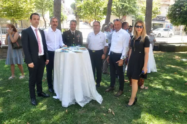 Urla'da protokol üyeleri bayramlaştı