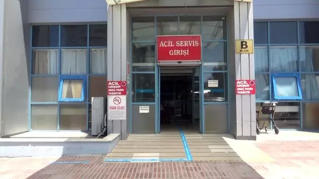 Üstüne inek düştü, sağ bacağı kırıldı