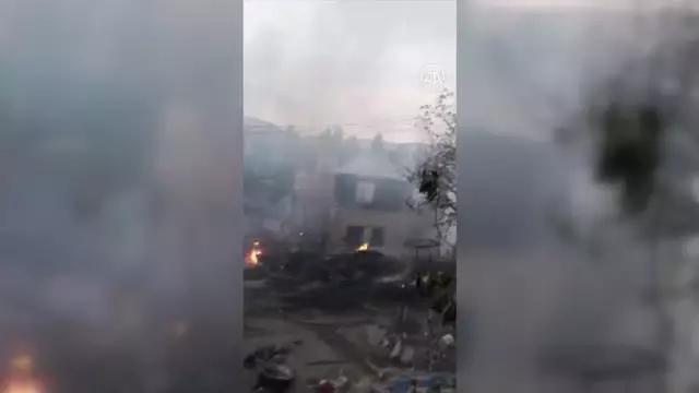 Son dakika haberi | Yangında 3 ev, 2 samanlık ve 1 traktör yandı