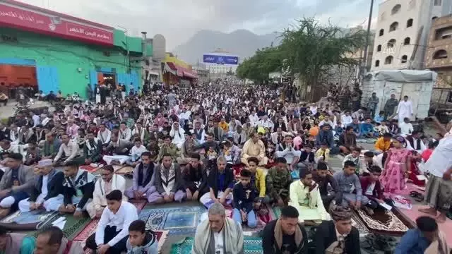 Yemen'de Kurban Bayramı namazı