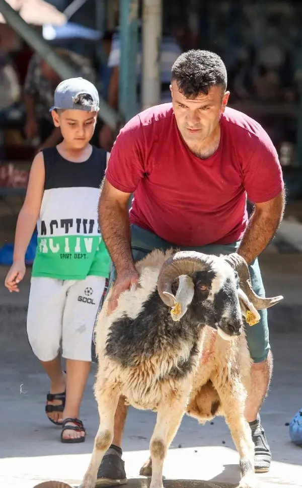 Son dakika haber! Yetişkinler kurban kesti, çocuklar izledi