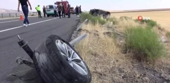 Aksaray'da feci kaza...Çarpıp takla attığı bariyerler otomobile saplandı: 2 ölü, 4 yaralı