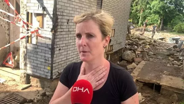 Almanya'da Stolberg bölge sakinleri selde yaşananları anlattı