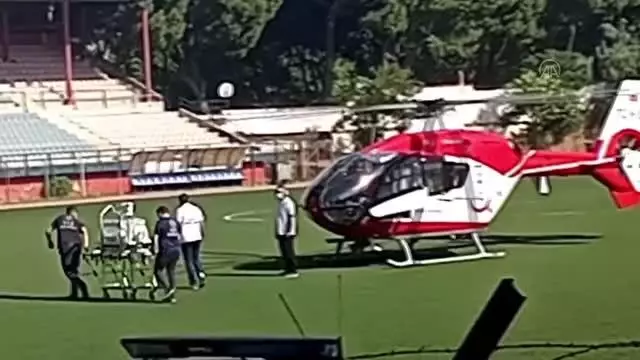 Ambulans helikopter yeni doğan bebek için havalandı