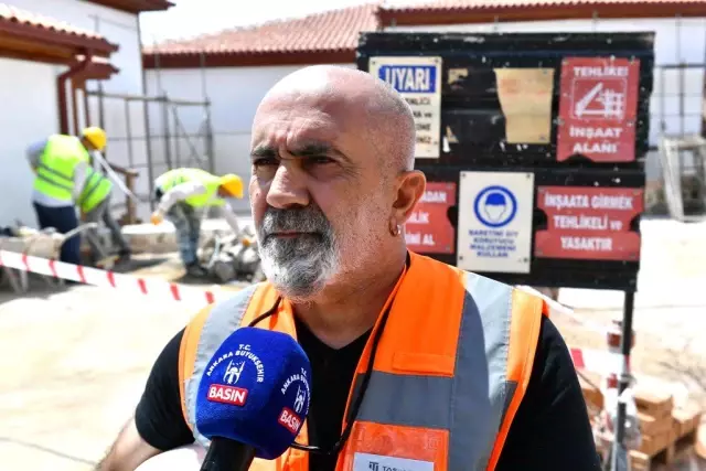 Ankara Kalesi'nde iyileştirme çalışmaları sürüyor Ankara Kalesi'nde iyileştirme çalışmaları sürüyor