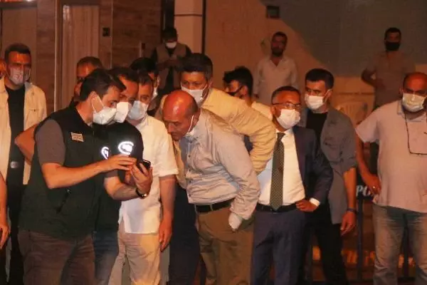 İçişleri Bakanı Süleyman Soylu, Güneysu ilçesinde incelemelerde bulundu
