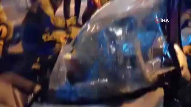 Bandırma'da iki araç çarpıştı : 5 yaralı