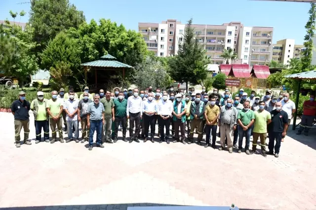 Başkan Bozdoğan belediye personeli ile bayramlaştı