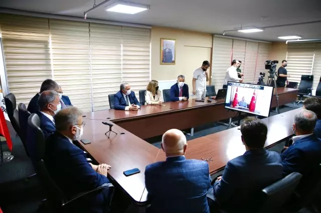 Başkan Büyükkılıç, Bakan Akar ile Birlikte Cumhurbaşkanı Erdoğan'ın Bayramlaşma Programına Katıldı
