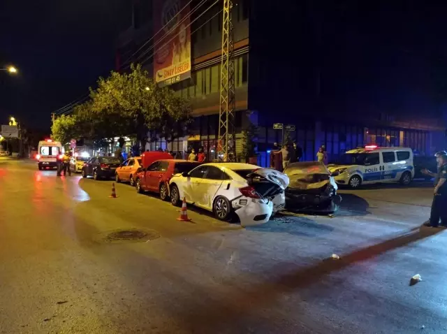 Son dakika haber: Başkent'te 7 kişinin yaralandığı zincirleme kaza kamerada