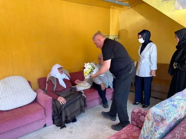 Bayburt'ta şehit aileleri ve yaşlılar unutulmadı