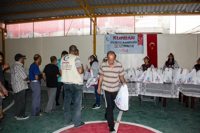 Cansuyu Derneği, Filistin mülteci kamplarındaki 20 bin aileye kurban eti dağıttı