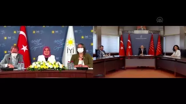 CHP'nin siyasi partilerle video konferans aracılığıyla bayramlaşması tamamlandı (2)